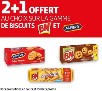 Auchan Bn et mcvitie's bon plan sur la gamme de biscuits bn et mcvitie's offre
