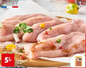 Auchan Le gaulois escalopes de dinde extra-tendres offre