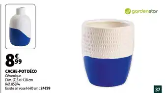 Auchan Cache-pot déco offre