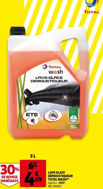 Auchan Total lave glace démoustiqueur total offre