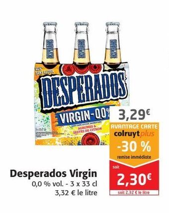 Colruyt Desperados virgin offre