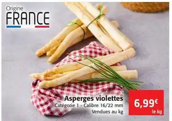 Colruyt Asperges violetes offre