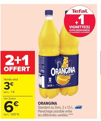 Carrefour Orangina offre