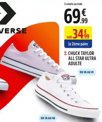Intersport Converse Chuck Taylor All Star Ultra Adulte offre