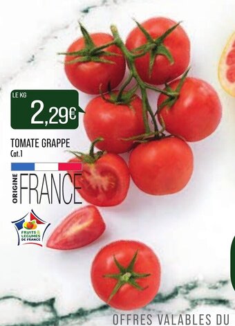 Match Tomate Grappe offre