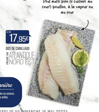Match Dos De Cabillaud offre