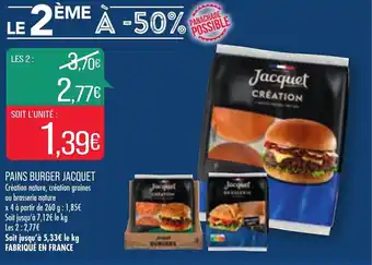 Pains Burger Jacquet