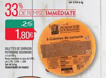 Match Galettes De Sarrasin Patrimoine Gourmand offre