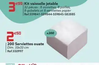 Vaisselle jetable