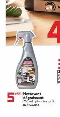 Gifi Ant 5 €99 nettoyant dégraissant 750 ml, plancha, grill ref.366864 offre