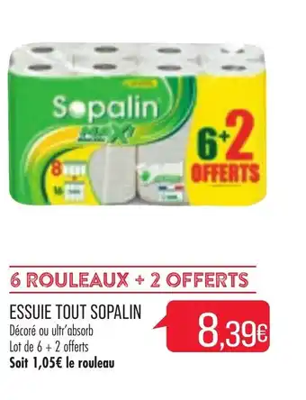 Match Essuie tout sopalin offre