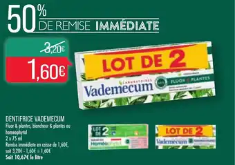 Match Dentifrice vademecum offre
