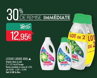 Match Lessive liquide ariel offre