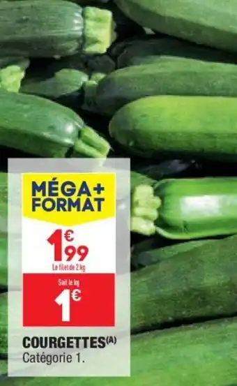 ALDI Courgettes offre