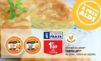 ALDI Tortilla offre