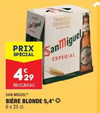 ALDI Bière blonde 5,4 offre