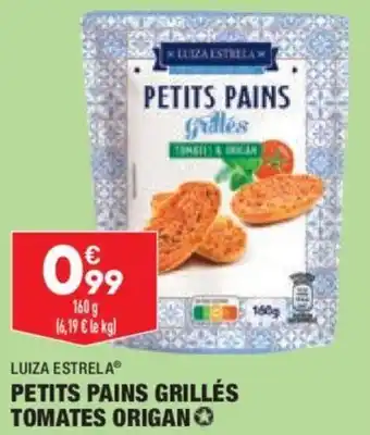 ALDI Petits pains grillés tomates origan offre