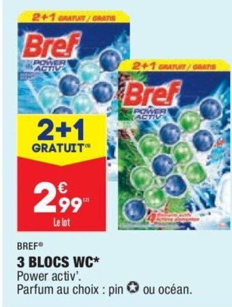 ALDI Bref 3 blocs wc offre