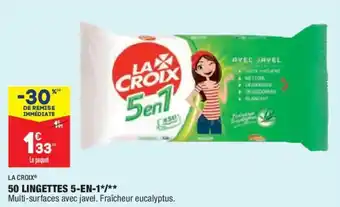 ALDI 50 Lingettes 5-en-1 offre