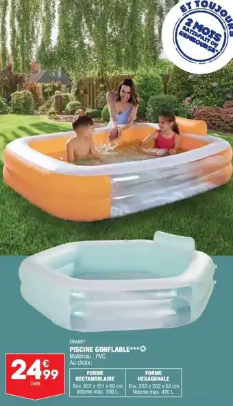 ALDI Crane piscine gonflable offre