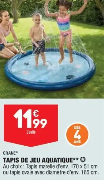 ALDI Crane tapis de jeu aquatique offre