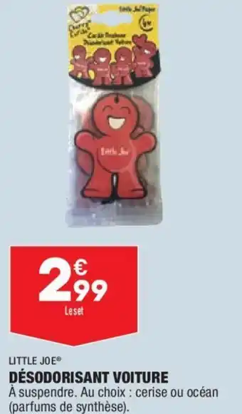 ALDI Little joe désodorisant voiture offre