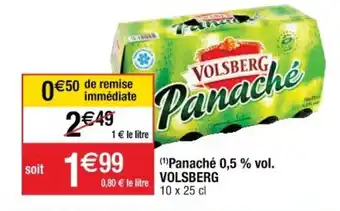 Cora x Carrefour Panaché 0,5% vol. VOLSBERG offre