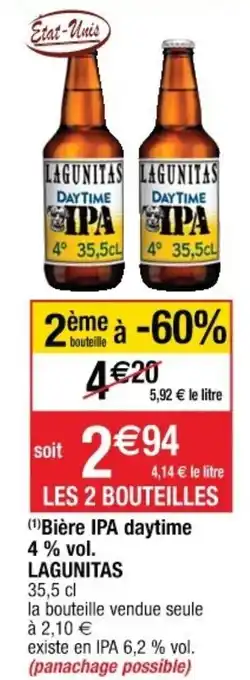 Bière IPA daytime 4% vol. LAGUNITAS