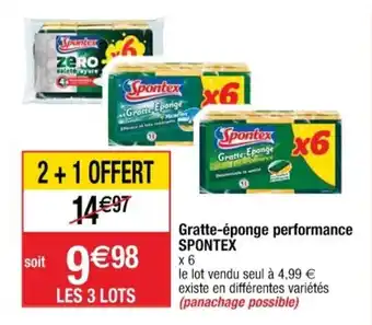 Gratte-Éponge Performance Spontex