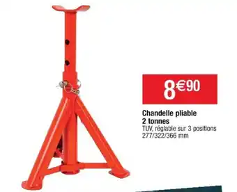 Cora x Carrefour Chandelle Pliable 2 Tonnes offre