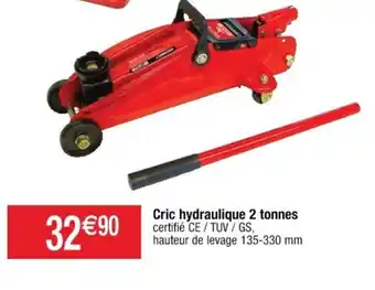 Cric Hydraulique 2 Tonnes