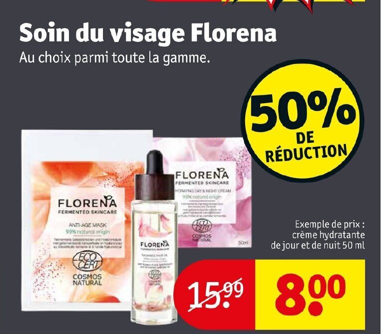 Promo Soin Du Visage Florena chez Kruidvat