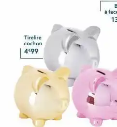Gifi Tirelire offre