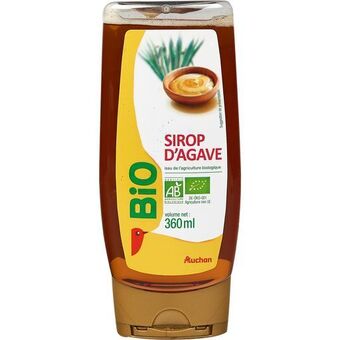 Auchan Sirop d'agave auchan bio offre