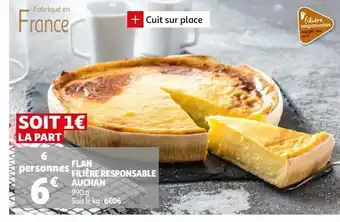 Auchan Flan filière responsable auchan offre