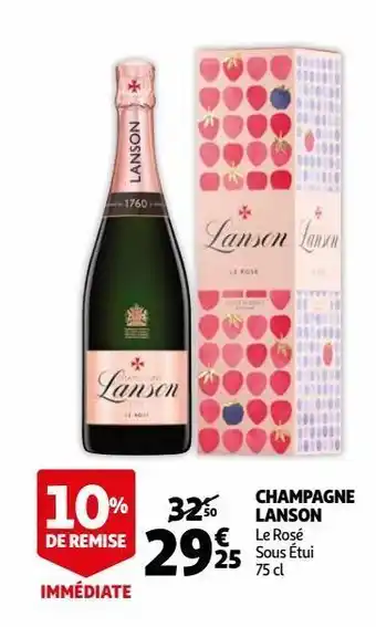 Auchan Champagne lanson offre