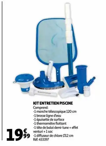 Auchan Kit entretien piscine offre