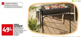 Auchan Barbecue charbon de bois demi-tonneau offre