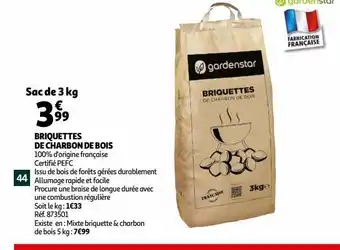 Auchan Briquettes de charbon de bois offre