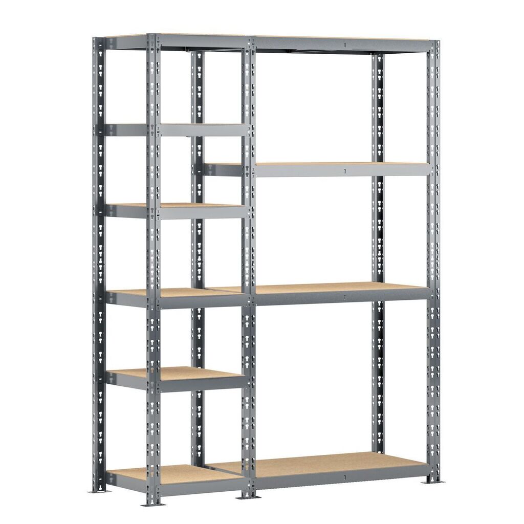 Promo Rangement de garage 10 plateaux longueur 150 cm chez Auchan