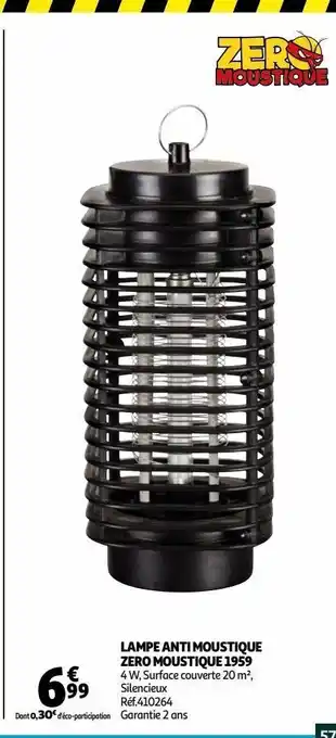 Lampe anti moustique zero moustique 1959