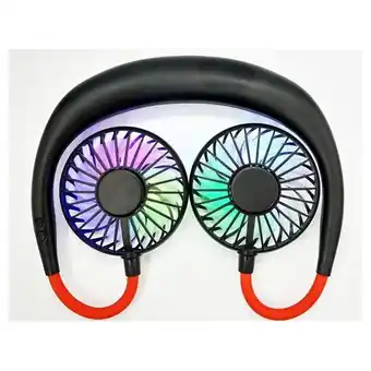 Auchan Ventilateur cou sport saneo 002408 noir offre