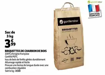 Auchan Supermarché Briquettes de charbon de bois offre