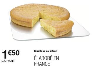 Monoprix Moelleux au citron offre