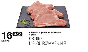 Monoprix Côtes à griller en caissette offre