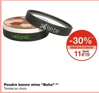 Monoprix Boho poudre bonne mine offre