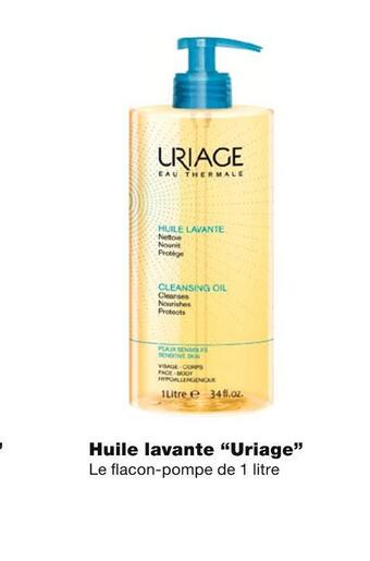 Monoprix Uriage huile lavante offre