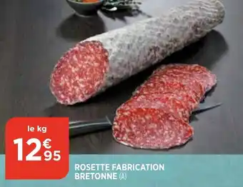 Rosette fabrication bretonne