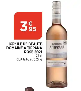 Bi1 IGP Île de beauté domaine a tippana rosé 2021 offre