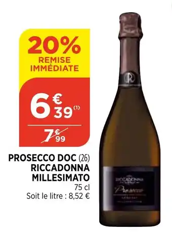Bi1 Prosecco doc riccadonna millesimato offre